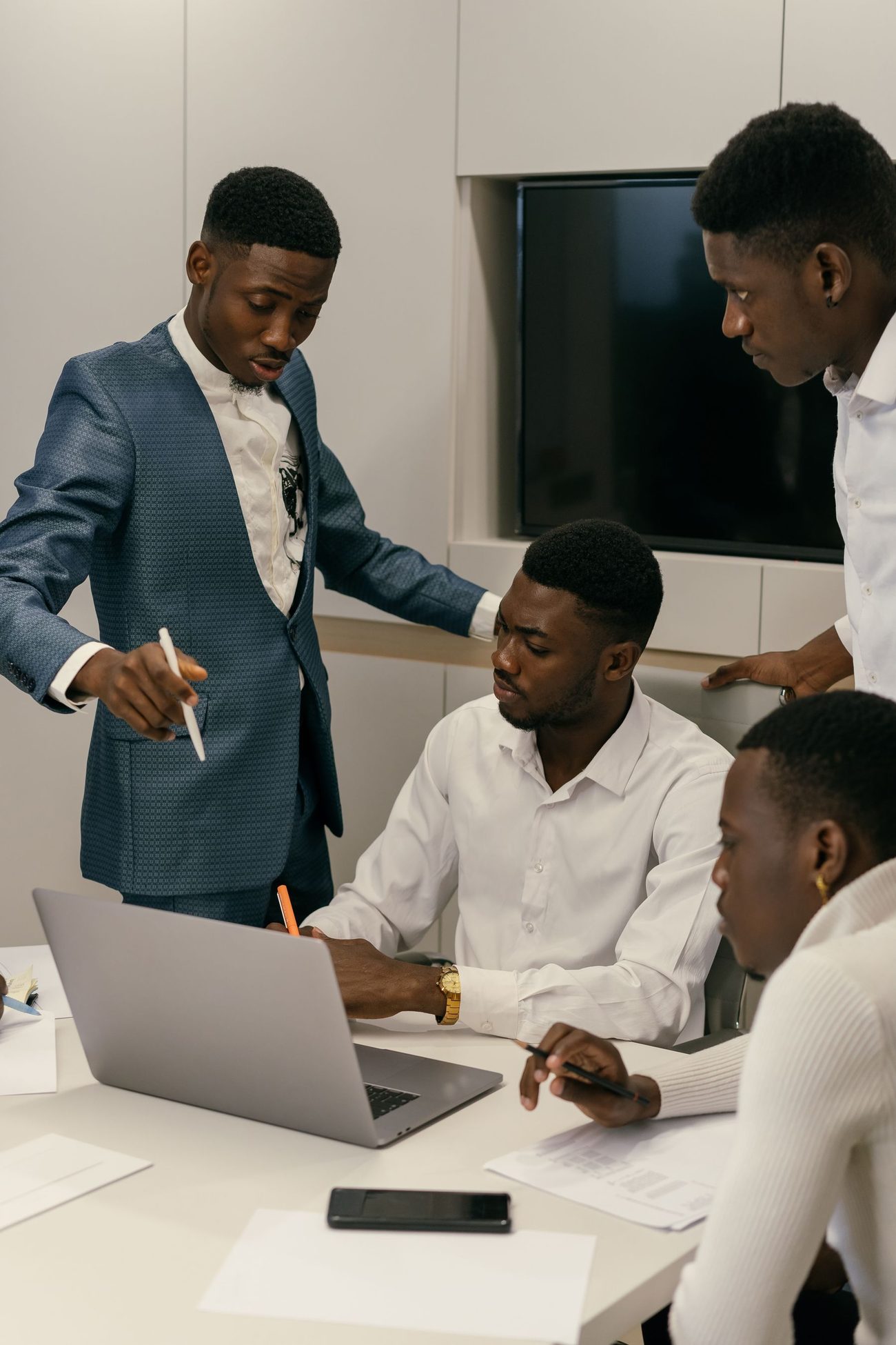 The GBS team in discussion